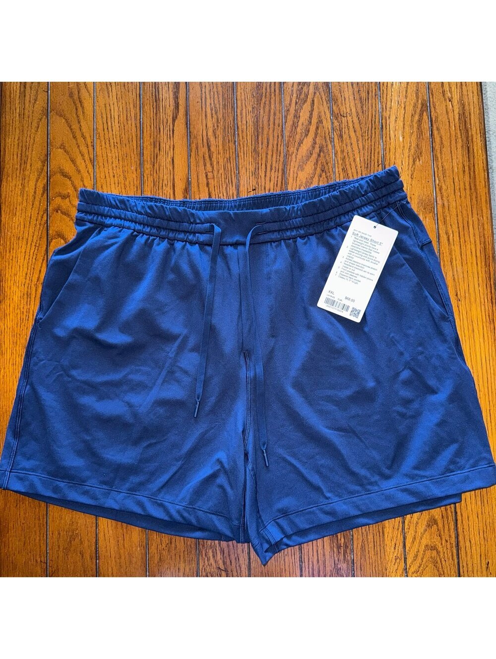 Lululemon Men’s Soft Jersey Short 5” Club Blue Size XXL NWT
